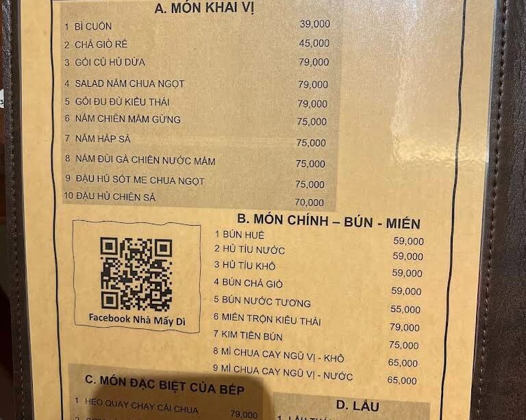 Bếp Chay & Cafe NHÀ MẤY DÌ