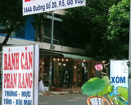 BÁNH CĂN, BÁNH XÈO, BÚN MẮM NÊM PHAN RANG BÀ NĂM GÒ VẤP
