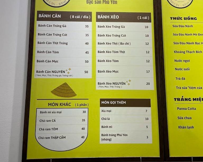 Bánh Căn Bánh Xèo Phú Yên – NGUYÊN