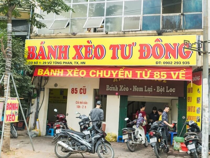 Quán Bánh Xèo Tư Đông