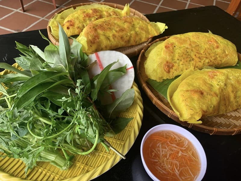 Bánh xèo rau rừng Phố Thành