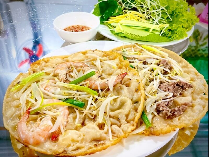 Quán Bánh xèo tôm nhảy Dì Dư