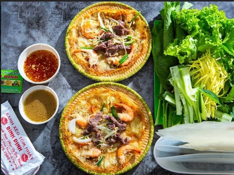 Bánh Xèo Tôm Nhảy Bình Định - Thạch Lam