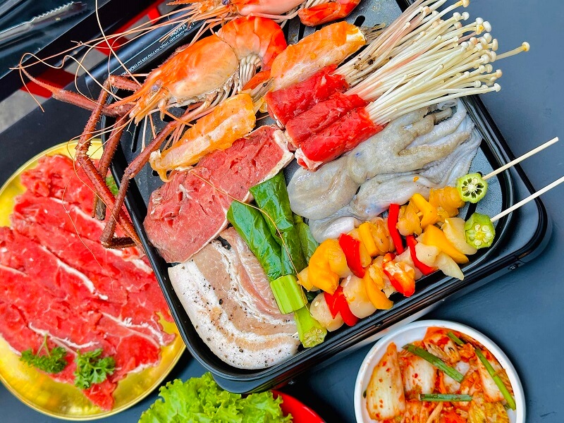 Ping Pong-Buffet chảo gang 125k