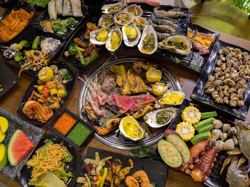 Độc Mộc Nhà hàng Buffet - Buffet hải sản - Seafood buffet