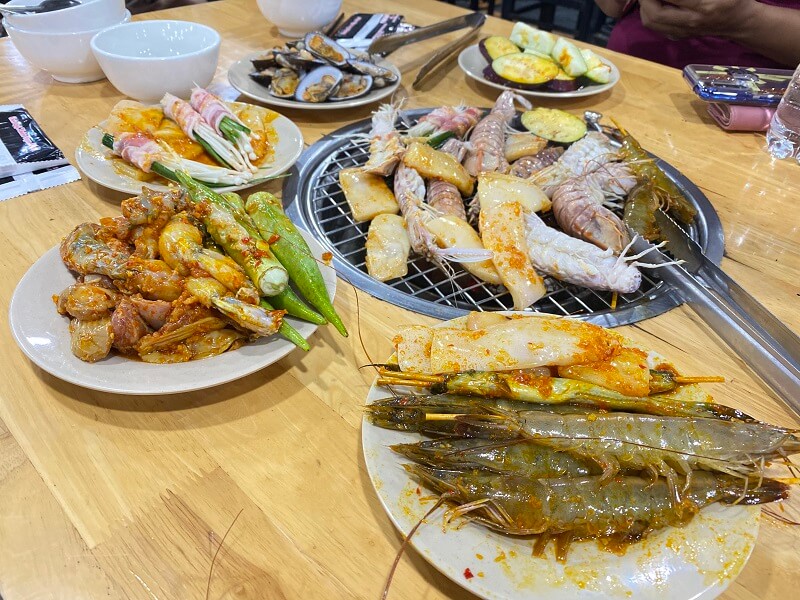 Buffet 123k nướng ngon