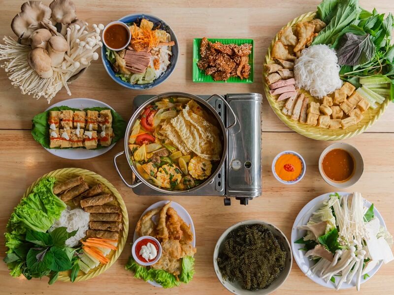 Lẩu chay Hằng Thiện Đà Lạt