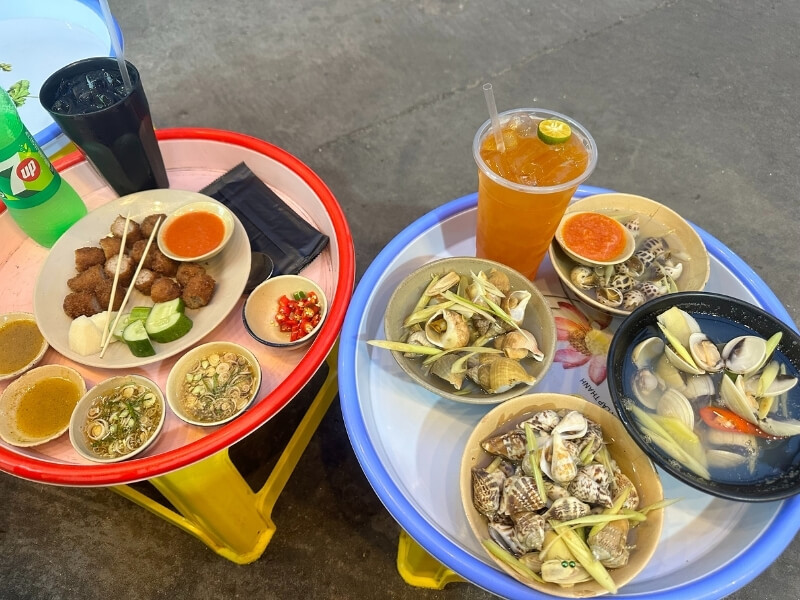 Ốc luộc Hà Nguyên