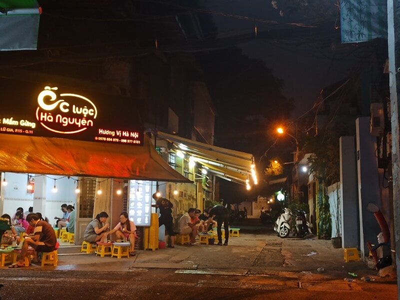 Ốc luộc Hà Nguyên